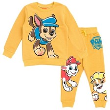 Yellow Paw Patrol Kids Sweatshirt Set Size 3T Brand New