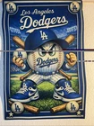 Garden Flag 12x18 Los Angeles Dodgers Silly ￼Colorful Handmade Baseball Man