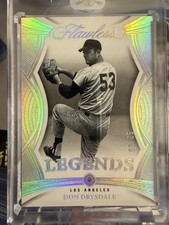 Don Drysdale /25 2025 Panini Flawless Holo Silver Legend Diamond Encased Dodgers