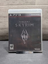 The Elder Scrolls V Skyrim PS3 PlayStation 3 CIB W/ Map Manual Tested 