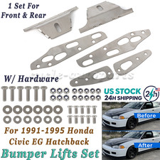 Front Rear Bumper Lifts For 1991-1995 Honda Civic Eg Hatchback W Hardware