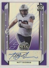 2021 Leaf Metal Draft Purple Rainbow /25 Matt Bushman #BA-MB1 Auto 9cf