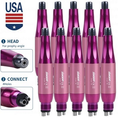 10pieces Dental Hygiene Prophy Handpiece Air Motor 4:1 Nose Cone