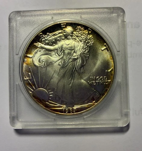 1987 Walking Liberty Silver Dollar uncirculated