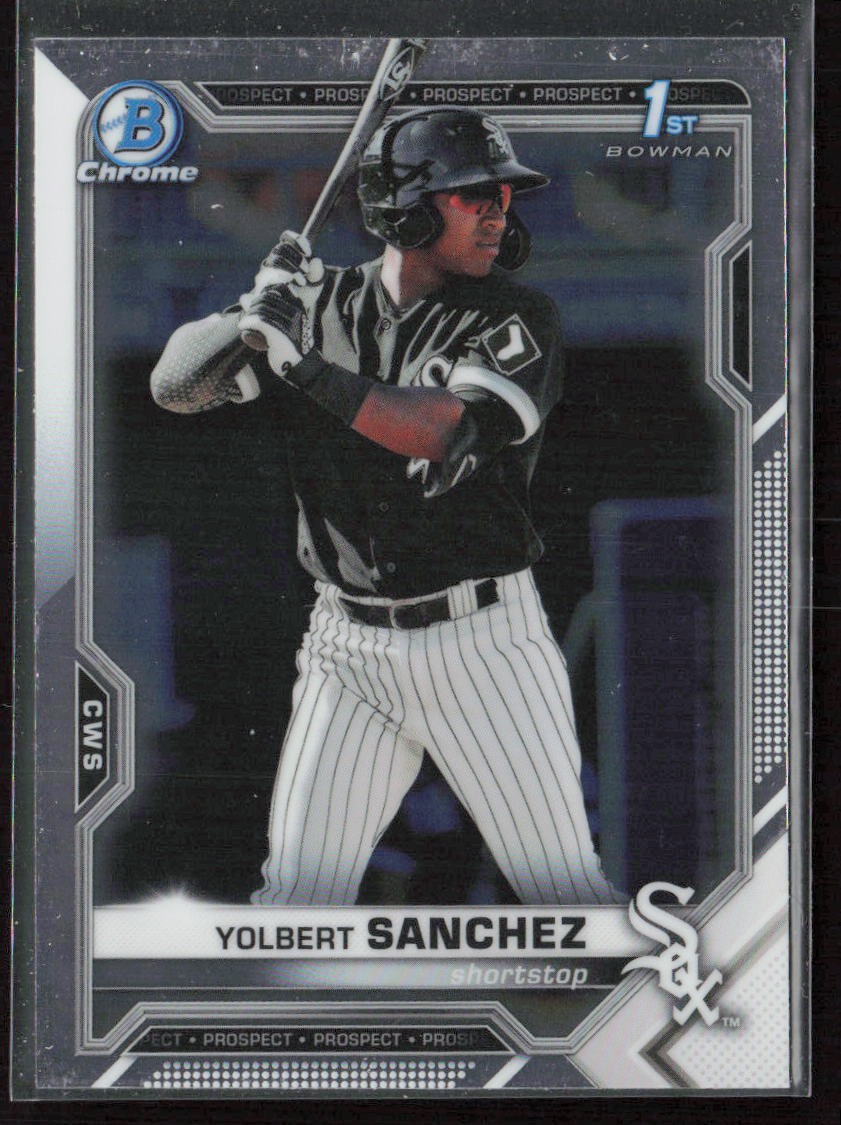 2021 Bowman Chrome #BCP-40 Yolbert Sanchez