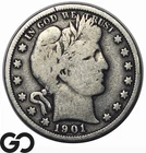 1901-O Barber Half Dollar, Better New Orleans Date