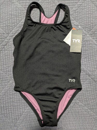 TYR Girls' Durafast Lite Ella Maxfit Swimsuit Size S 6/6X - Picture 2 of 3