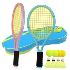 Kids Tennis Racket for Baby,Child and Kids Age 3 15,Toddler shuang se lan-p
