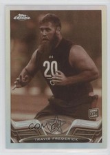 2013 Topps Chrome Sepia Refractor 84/99 Travis Frederick #157 1by
