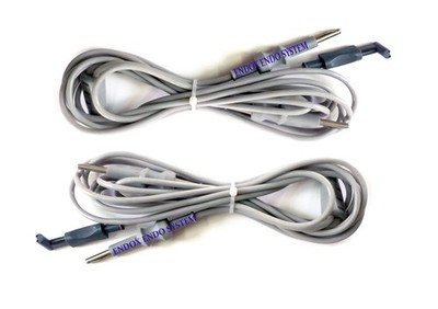 Laparoscopy Urology TURP Bipolar Working Element  L Type Cable 10 Feet Long 2Pc