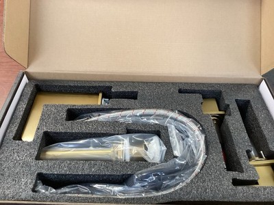 Everstein Waterfall Open Spout Widespread 2-Handle Faucet Gold SFS-1117-GD B155