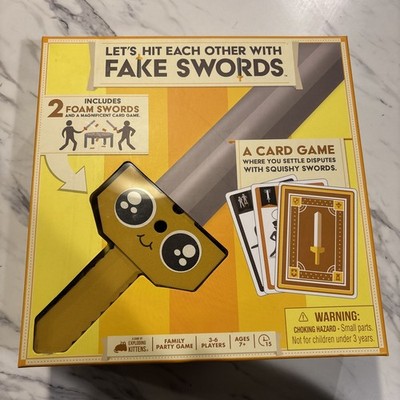 Let s Hit Each Other With Fake Swords Game from Exploding Kittens Complete & VGC