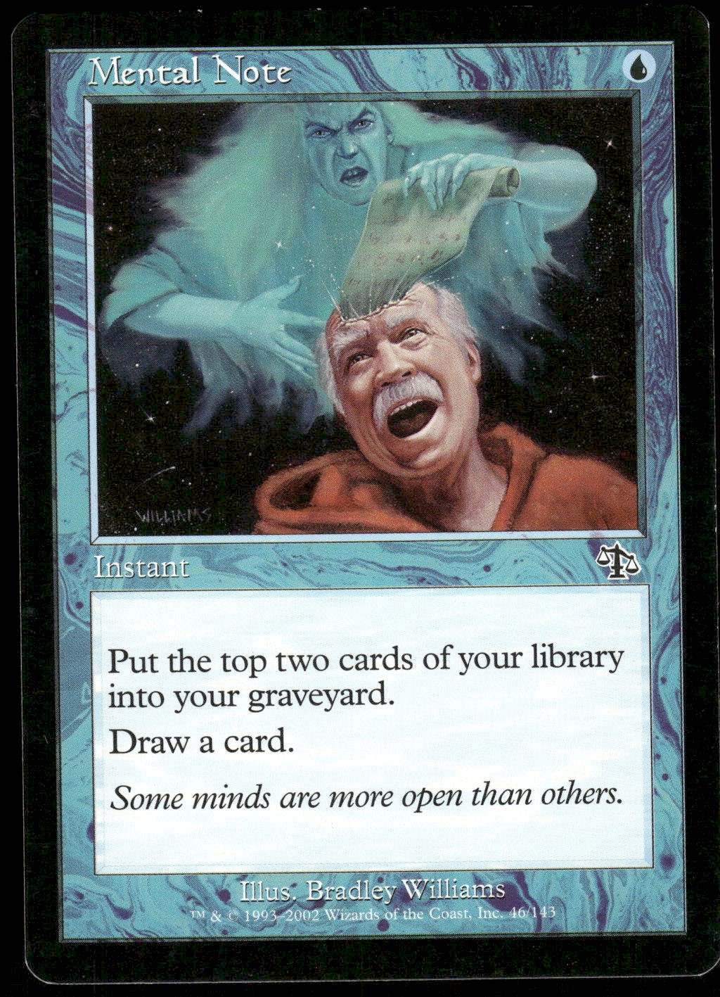 1x Mental Note - Judgment LP - MTG