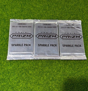 Lot Of (3) 2023 24 Panini Prizm NBA Basketball Sparkle Pack Factory Sealed G