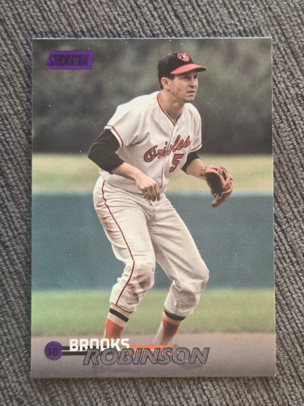 2023 Topps Stadium Club - Brooks Robinson #83 Purple Foil /75