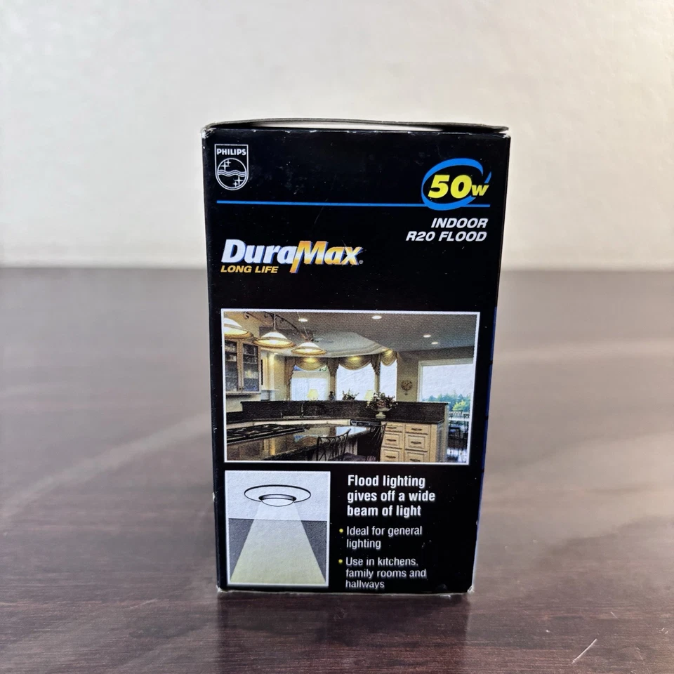 Philips Duramax Indoor Flood Lamp R20 50W 120V Bulb 385 Lumens 2500 Hours - Image 4 of 4