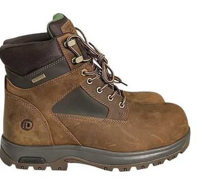 Dunham Men's 8000Works 6-Inch Soft Toe Waterproof Work Boot 101 Size 9.5 4E