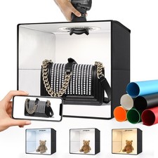 Portable Photo Studio Light Box,16"x16" Professional Dimmable Shooting Tent Kit