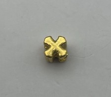 24K Mene Gold Bead 