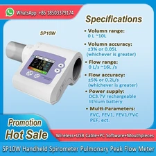 SP10 / SP10W Handheld Spirometer Lung Function Diagnosis Device