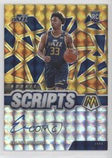2020-21 Panini Mosaic Rookie Scripts Gold Prizm Elijah Hughes #RS-ELI Auto 1u6