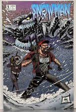 1995 HALL OF HEROES SNOWMAN #1 MATTHEW MARTIN SIGNED ETHAN VAN SCIVER COVER NM-
