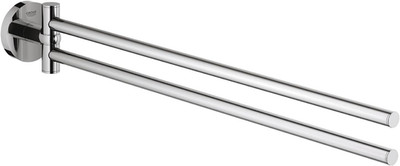 40371001 Essentials Double Towel Bar, 18-Inch, Starlight Chrome