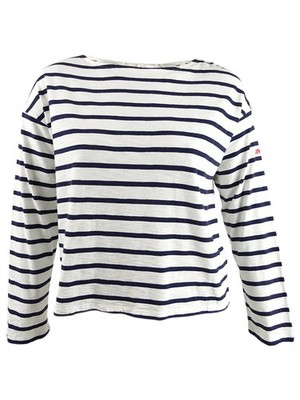 Levi's Women's Cora Sailor T-Shirt (M, Valley View Sea Captain Blue)