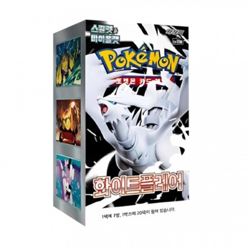 Korean SV11W White Flare Booster Box – Pokemon TCG Scarlet & Violet (Factory Sealed)