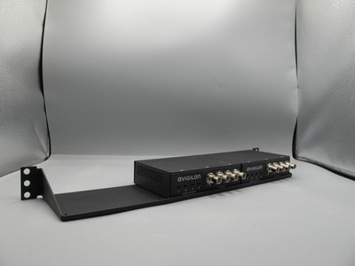LOT 2x Avigilon ENC-4P-H264 Analog-to-Digital Video Encoder with Bracket