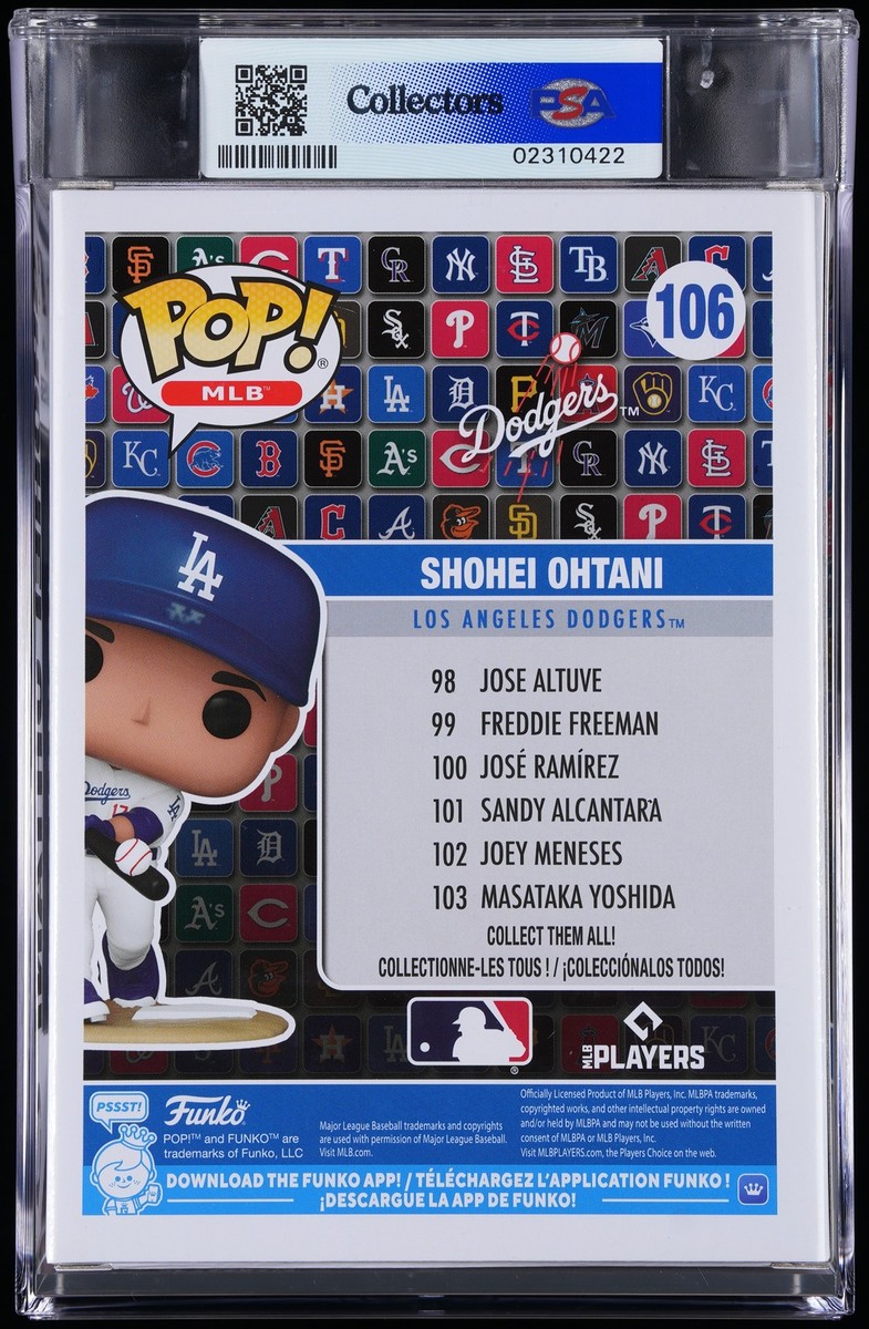 Funko POP! MLB 106 Shohei Ohtani PSA NEAR MINT + 8.5 | eBay