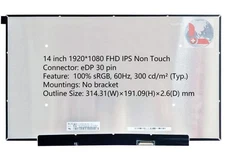 A+ IPS 14" FHD Screen for Lenovo 5D11B60376 ideapad 5-14ALC05 82LM