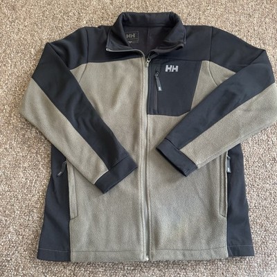 Helly Hansen Daybreaker Block Polartec Fleece Men s Medium Jacket Tan Outdoor