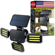 Bell + Howell Bionic Floodlight Motion Sensing Outdoor Light with Remote Control