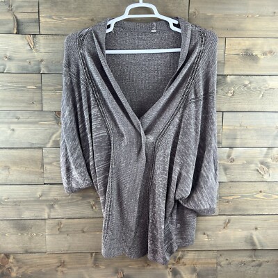 Lululemon Womens Cardigan Breeze Easy Dolman Sleeve Size Large