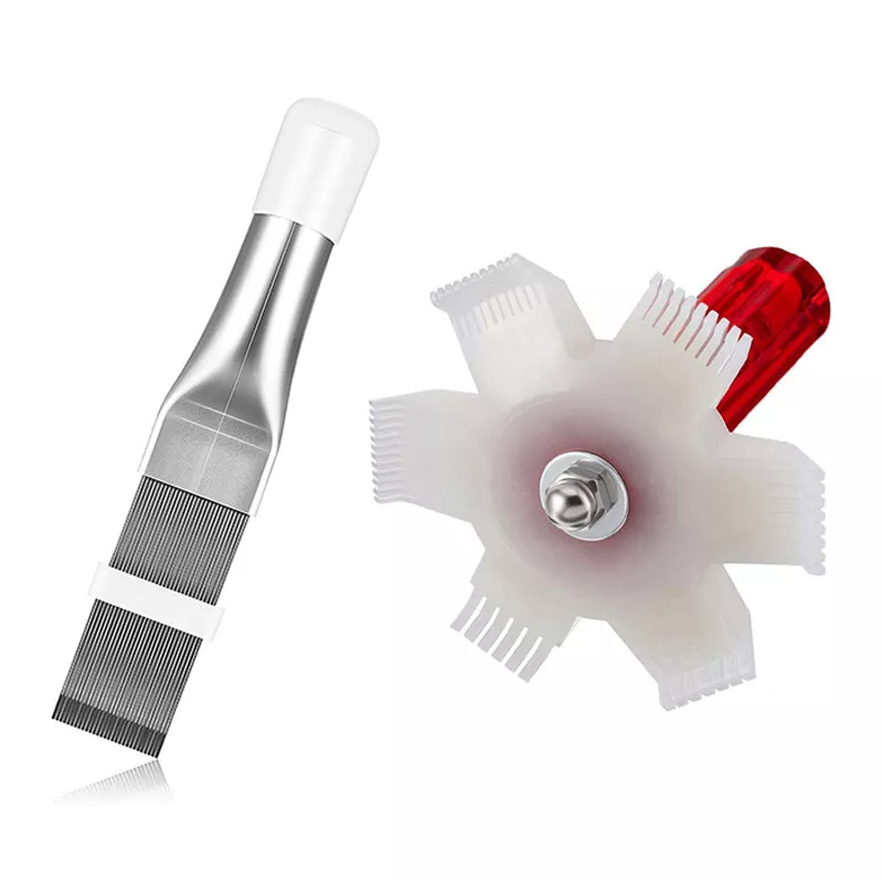 Air Conditioner Fin Comb Radiator Condenser Fin Comb Cleaner Brush Repair Tool