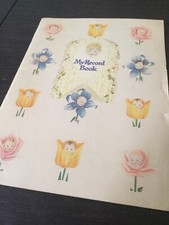 Vintage 1920s Baby Album  My Record Book Baby Flowers