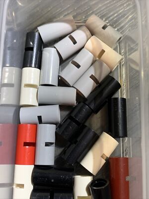 LEGO Parts 62462 (4pcs) Technic, Pin Connector Round 2L w Slot Choose Color