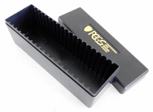 BOX ONLY / NO COINS! Genuine PCGS Certified Coin Holder "BLACK" Storage Box!