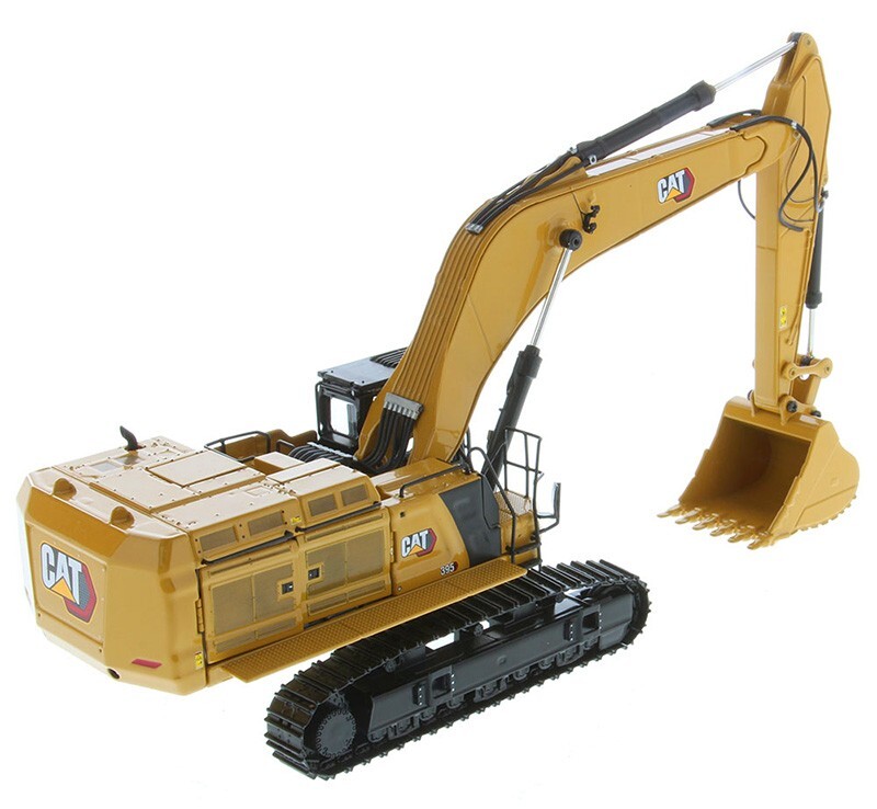 Cat 395 Excavator with Attachments - Diecast Masters 1:50