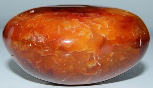Gallet cornalina pulido de Madagascar / piedra de masaje / 2,64" (67 mm) 5,9 oz / 1893 - Imagen 10 de 12