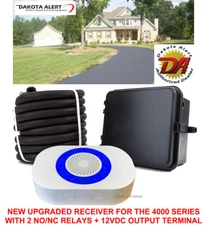 DAKOTA ALERT DCRH-4K PLUS / DCRH-4K + RUBBER HOSE DRIVEWAY SECURITY ALARM NEW