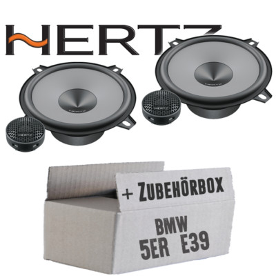 Hertz Lautsprecher für BMW 5er E39 Limo KFZ PKW Komposystem Einbauset Front Heck