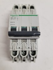 SCHNEIDER ELECTRIC CIRCUIT BREAKER MGN61330. C60 10A, 3 POLE.
