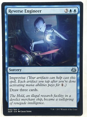 Reverse Engineer LP/NM* Aether Revolt ENGLISH 042/184 mtg -UnltdCards