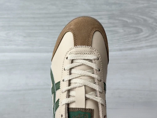 Onitsuka Tiger Mexico 66 stylische klassische beige/grasgrün Unisex Freizeit Sneaker - Bild 6 von 10