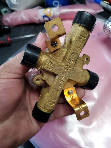 PROFLO PF4001WPLS Pressure Balanced PEX Ceramic Tub and Shower Valve WIRSBO b133 - Picture 2 of 3