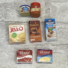 Zuru Mini Brands Lot 7 Bundle Collectible Toys Almond Breeze Blue Diamond