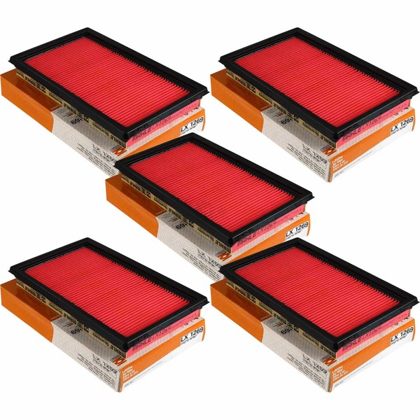 5X Mahle / Knecht LX 1269 Luftfilter Air Filter FüR Mini Mini R50 R53-image
