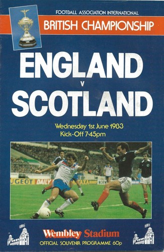 ENGLAND HOME PROGRAMAS INTERNACIONALES DE FÚTBOL 1980 A 1985 ~ TÚ ELIGES CUÁL - Imagen 18 de 24
